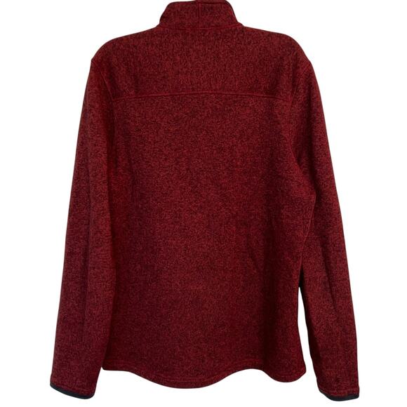 Rab Quest Pull-On Fleece Sweater Pullover Oxblood Red Men's Size L - Picture 3 of 6